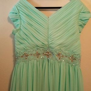 Modest long prom/bridesmaids dress
